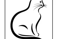 Lembar Mewarnai Kucing Buku Lembar Mewarnai Kucing